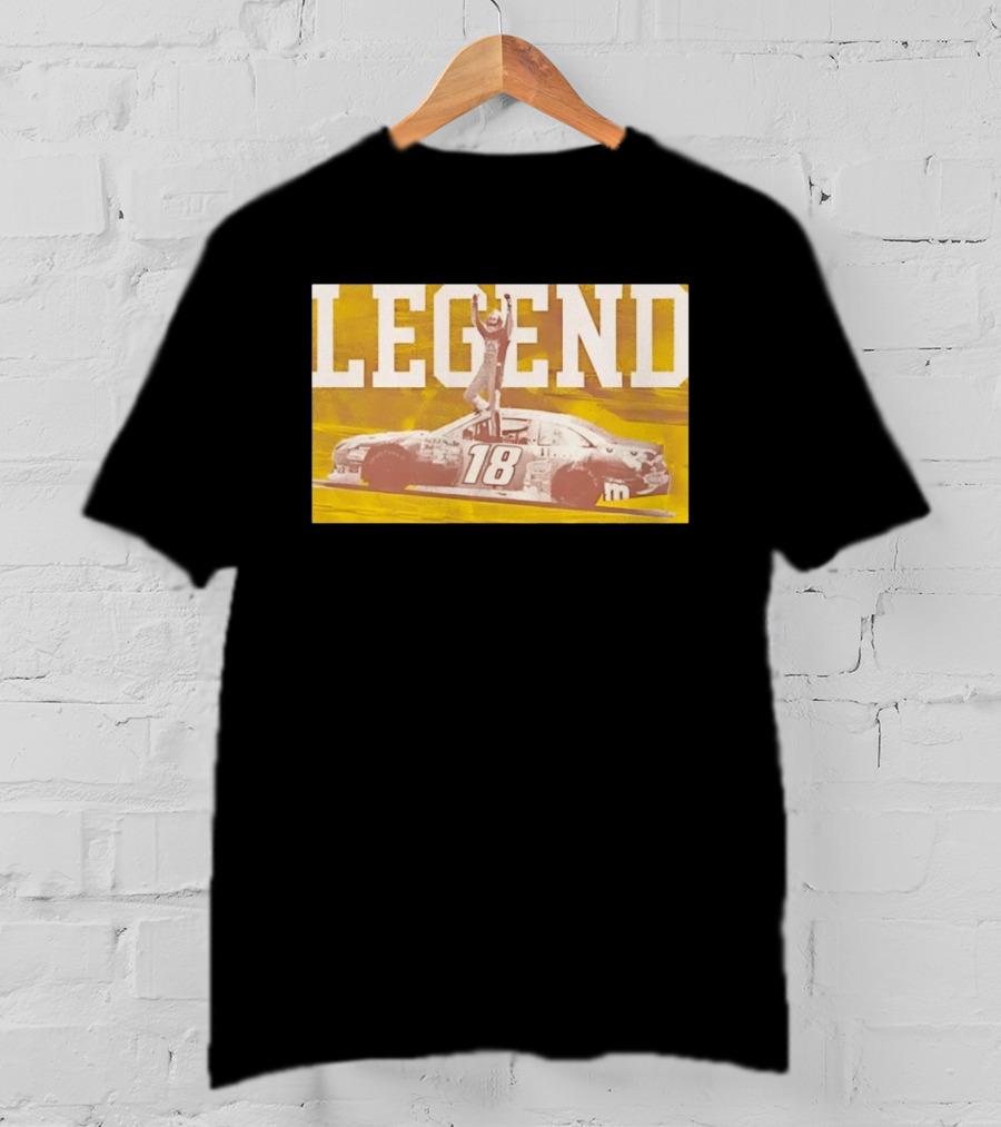 Kyle Busch 18 M&M Legend NASCAR Victory Celebration T-Shirt