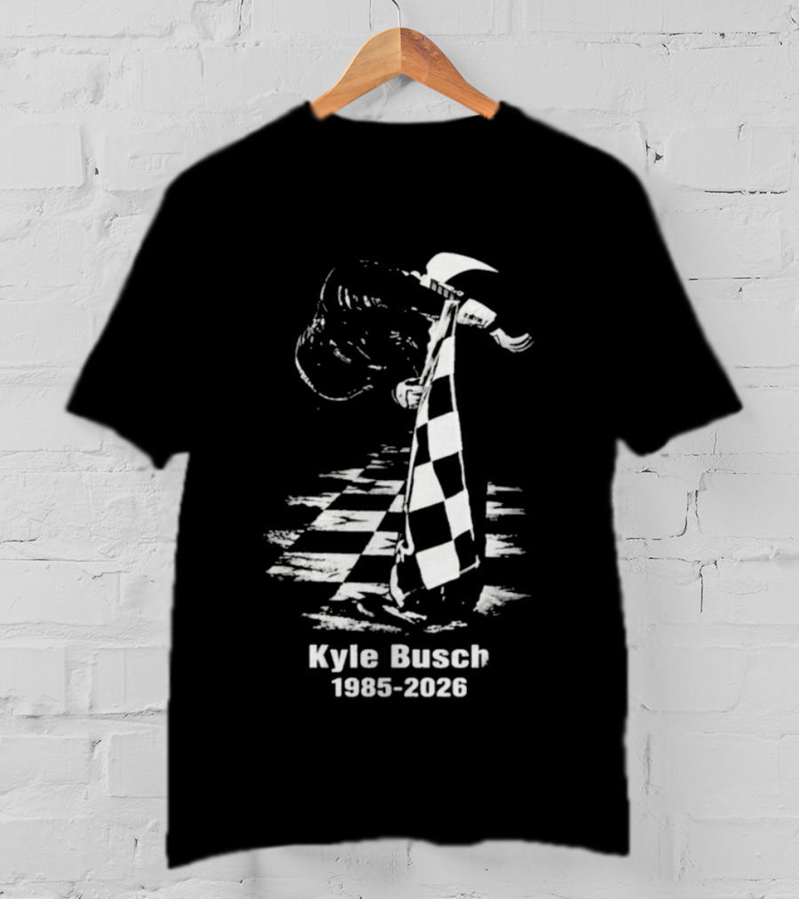 Kyle Busch 1985 2026 Memorial Rowdy Legend T-Shirt