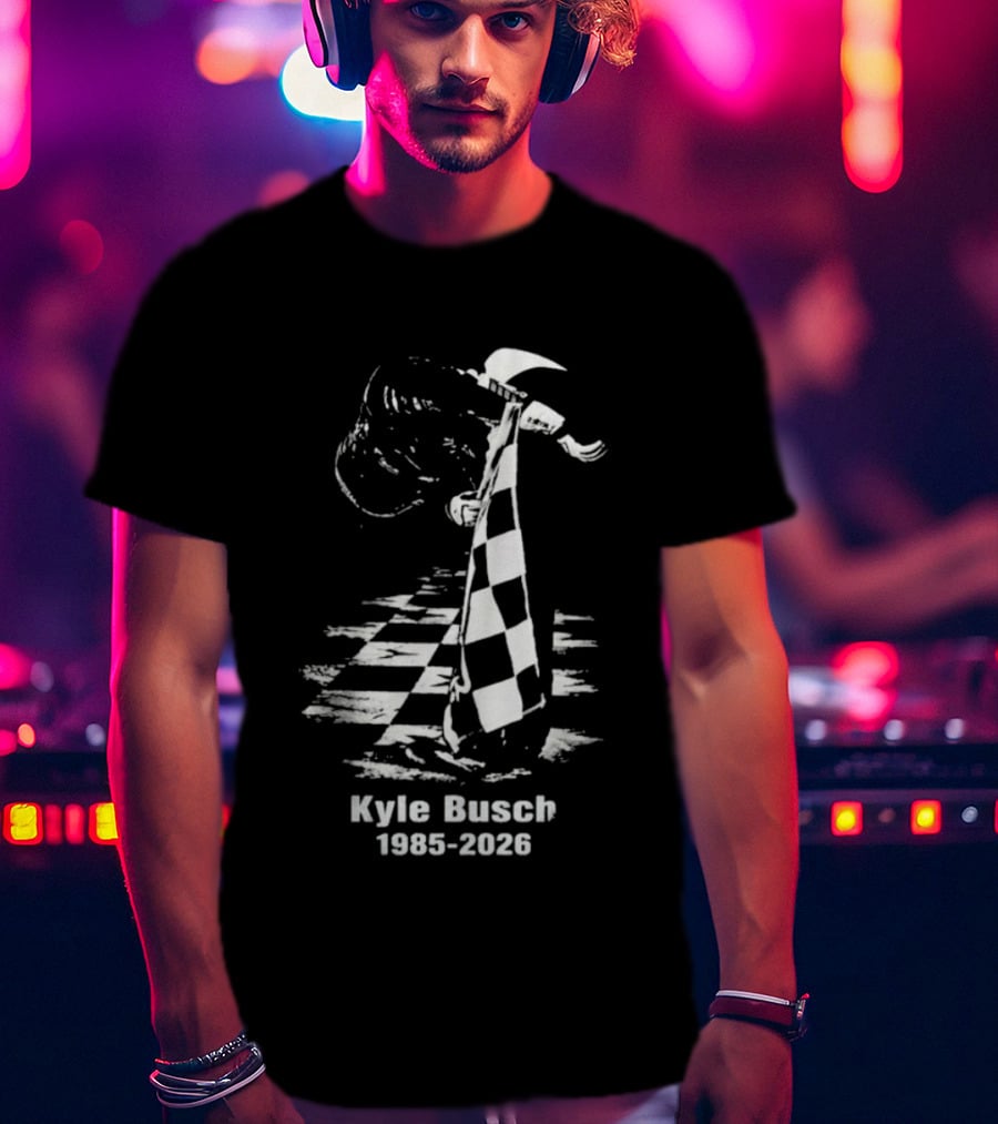 Kyle Busch 1985 2026 Memorial Rowdy Legend T-Shirt