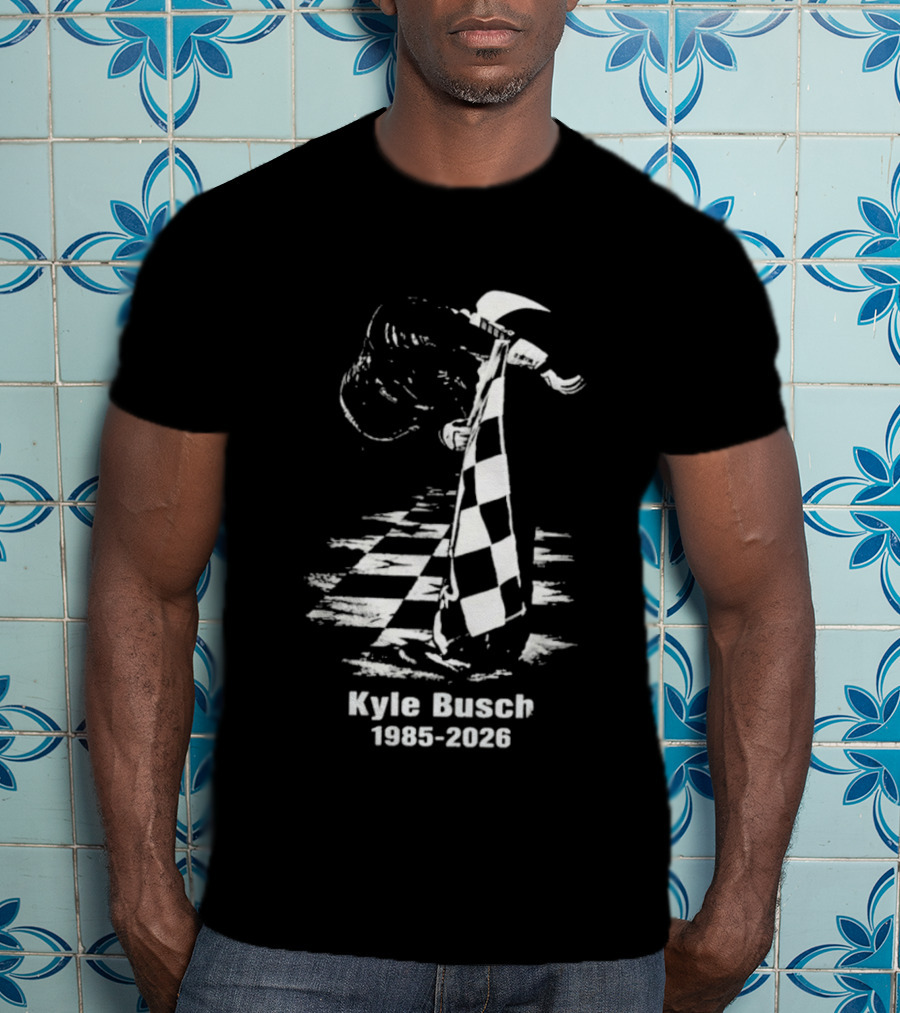 Kyle Busch 1985 2026 Memorial Rowdy Legend T-Shirt
