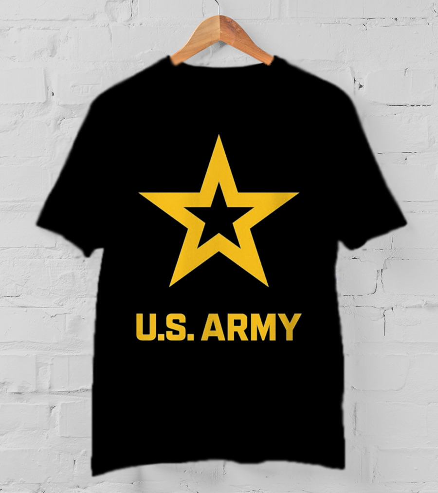 U.S. Army Yellow Star Emblem Service Support T-Shirt