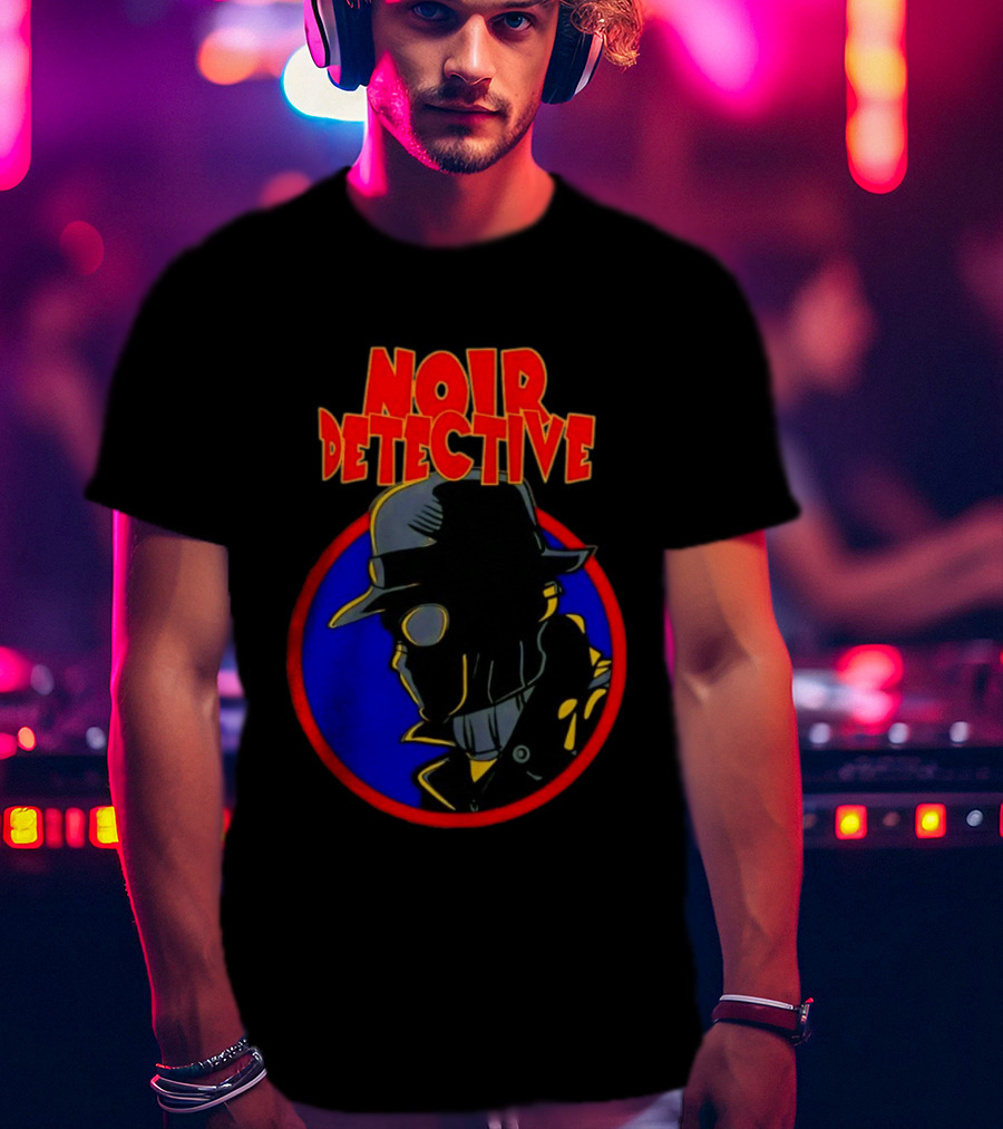 Noir Detective Private Investigator Mystery Solver T-Shirt