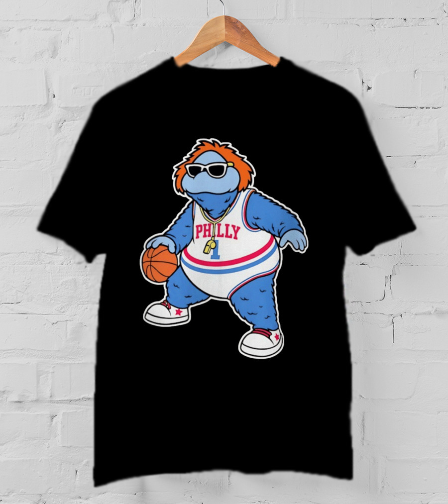 Philly Hoops Monster 76ers Hip Hop T-Shirt