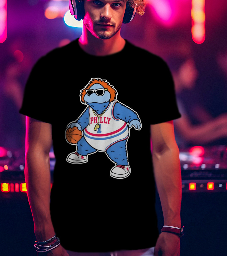 Philly Hoops Monster 76ers Hip Hop T-Shirt