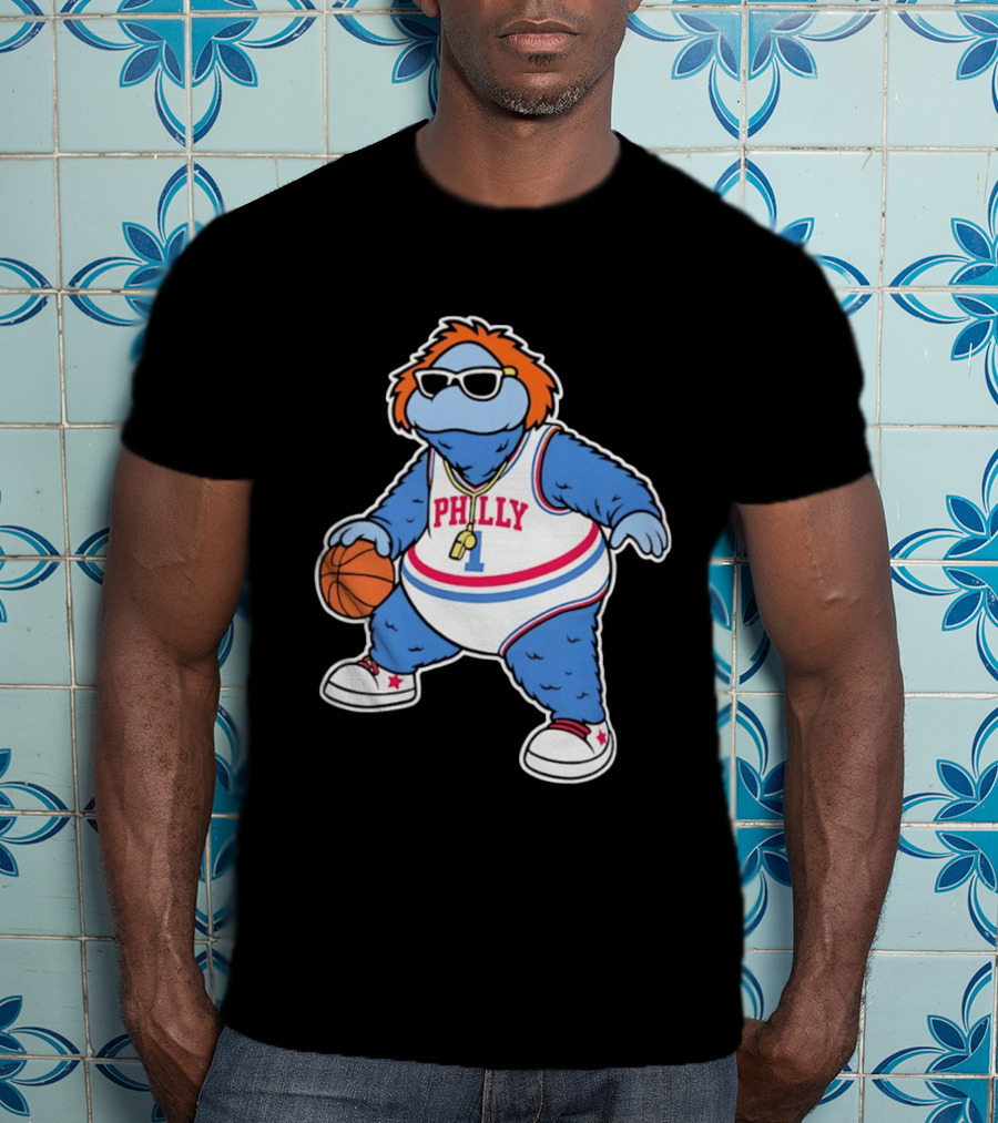 Philly Hoops Monster 76ers Hip Hop T-Shirt