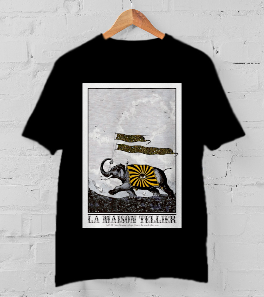 La Maison Tellier La CLEF Saint Germain En Laye Le Samedi 6 Juin 2026 Elephant T-Shirt
