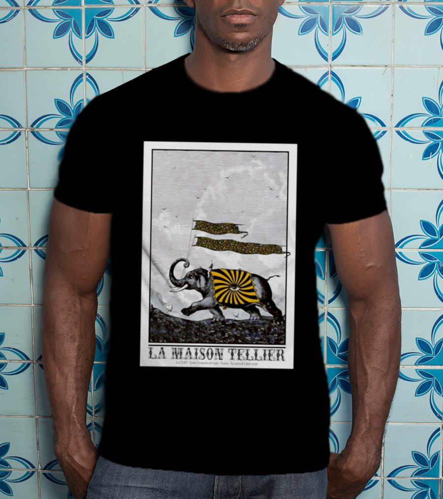 La Maison Tellier La CLEF Saint Germain En Laye Le Samedi 6 Juin 2026 Elephant T-Shirt
