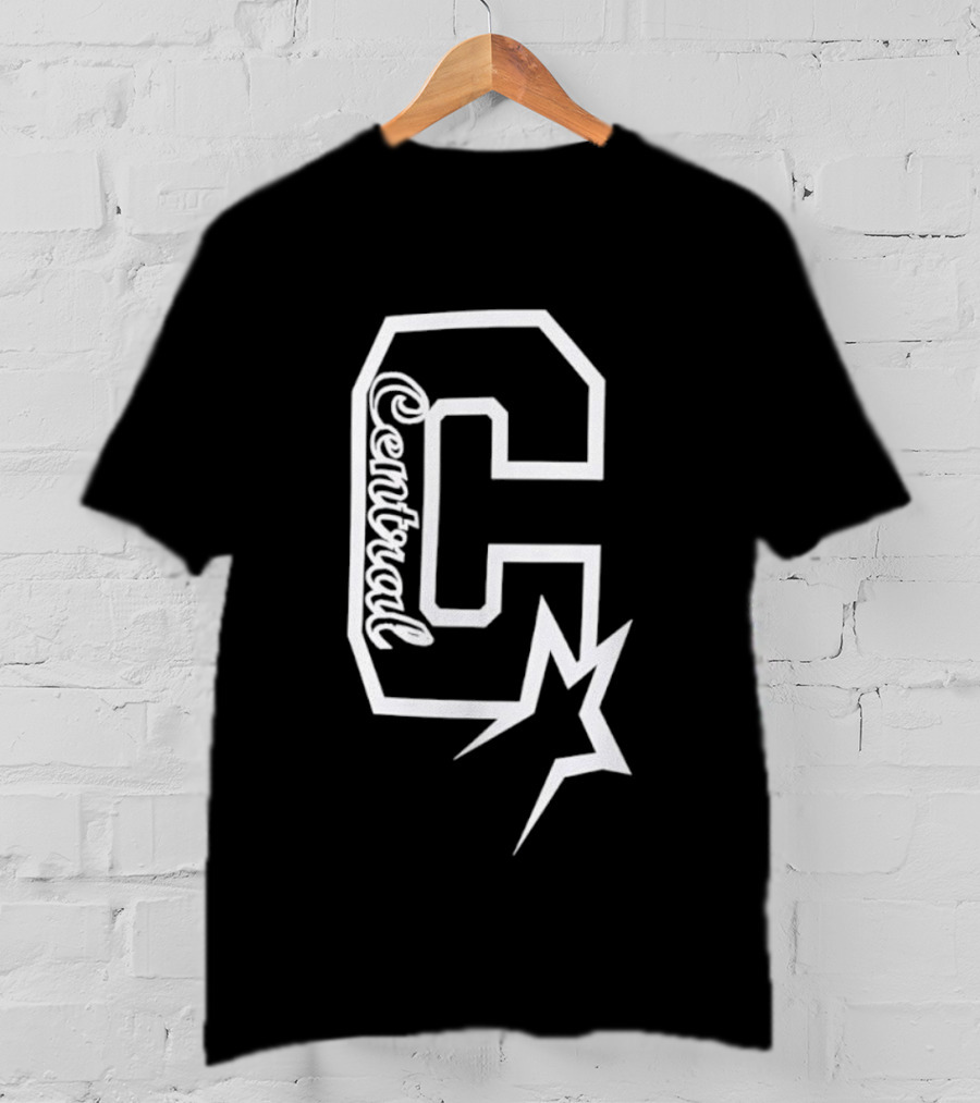 Centrual Word Letter C With Star T-Shirt
