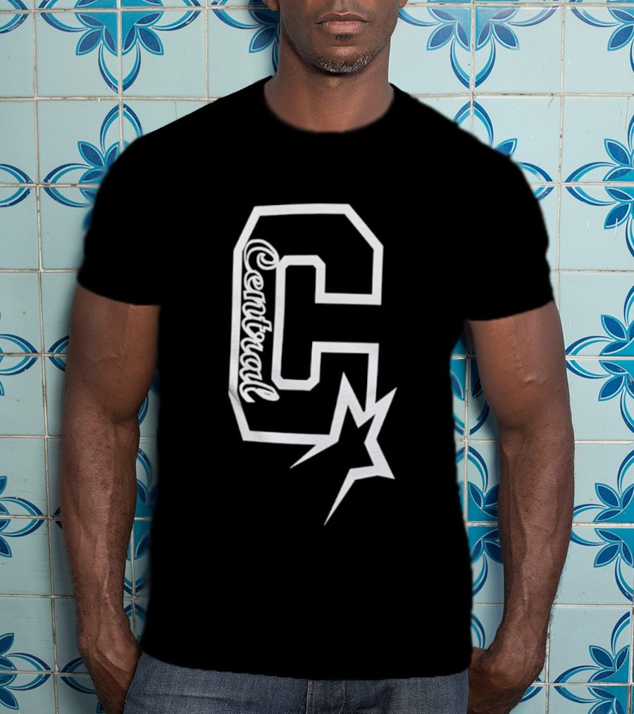 Centrual Word Letter C With Star T-Shirt