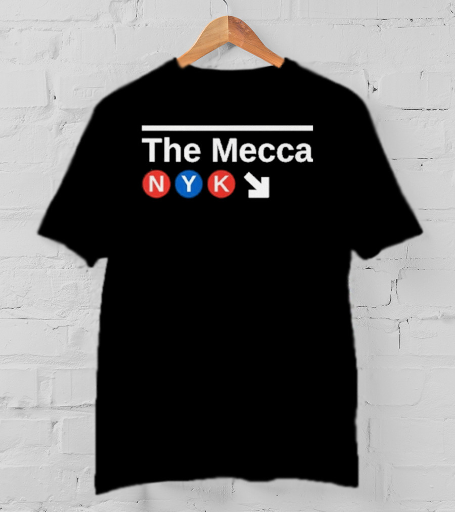 The Mecca NYK New York Knicks NYC Basketball Fan Merch T-Shirt