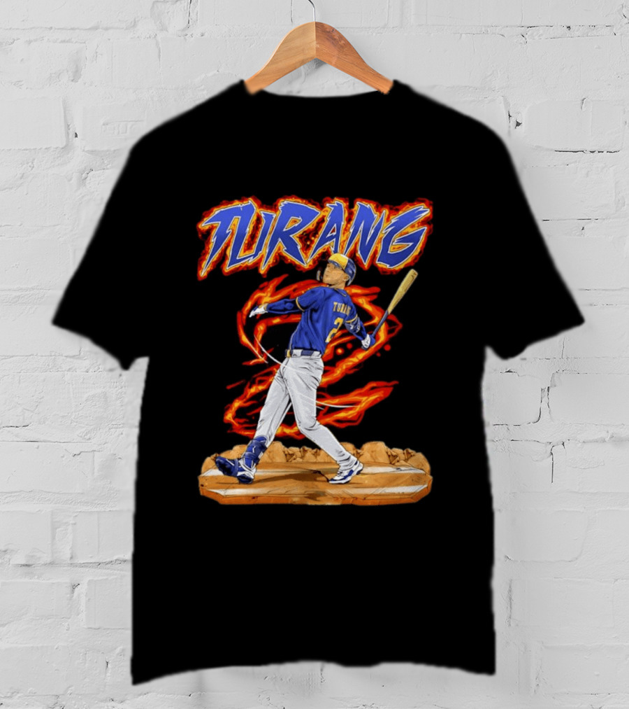 Milwaukee Brewers Brice Turang Number 2 Planet Brewers T-Shirt