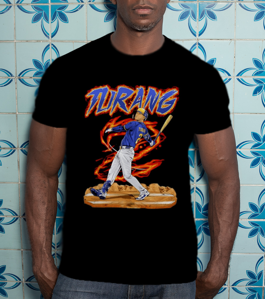 Milwaukee Brewers Brice Turang Number 2 Planet Brewers T-Shirt
