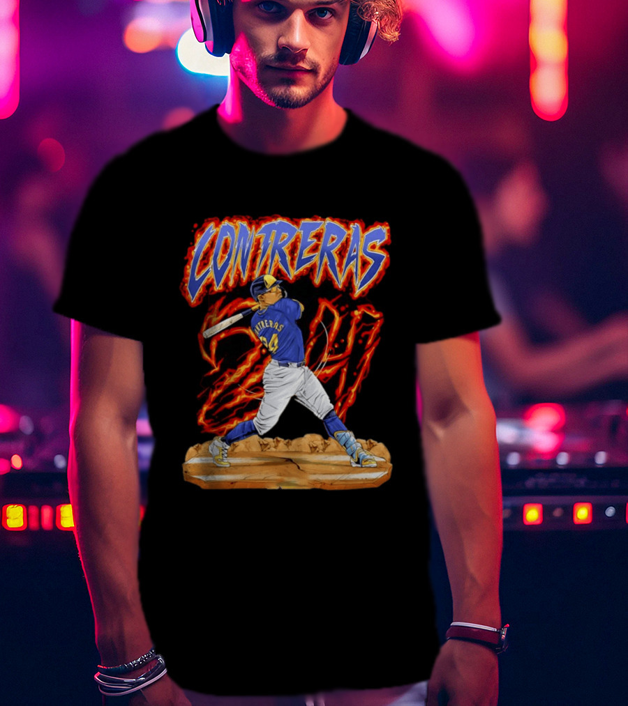 CONTRERAS Milwaukee Brewers Baseball 24 T-Shirt
