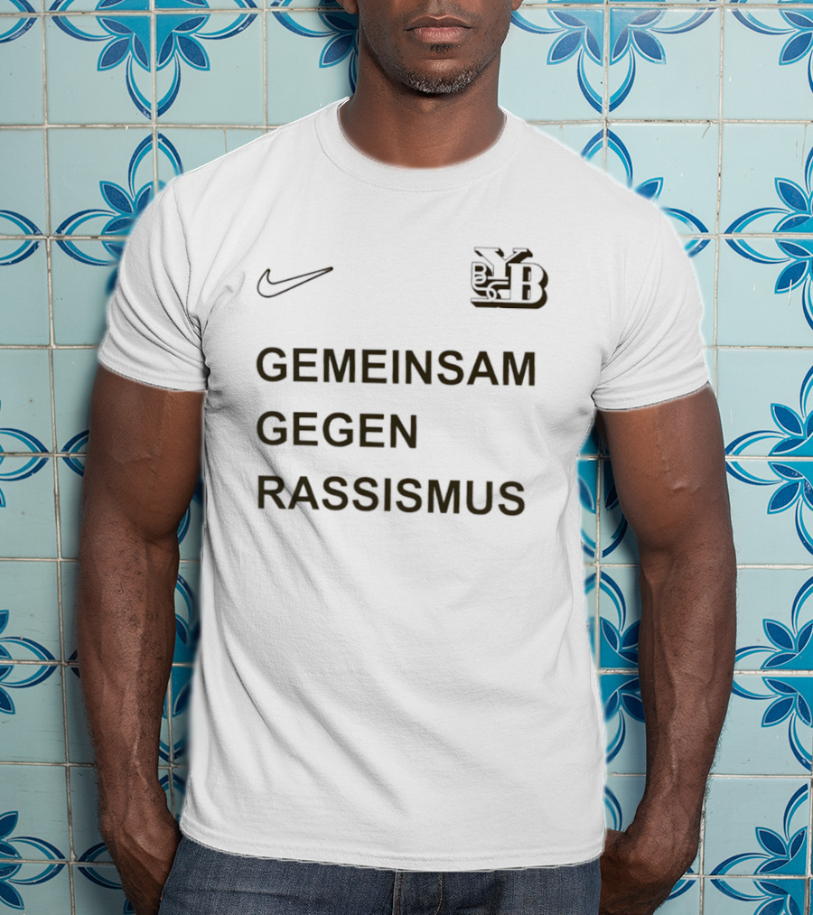BSC Young Boys Gemeinsam Gegen Rassismus Team Nike Swoosh T-Shirt