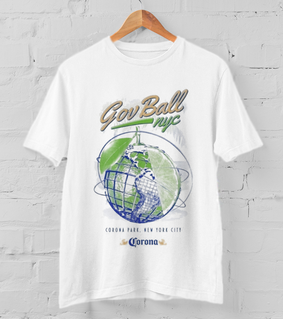Gov Ball 2026 New York City June 5 7 Corona Festival T-Shirt