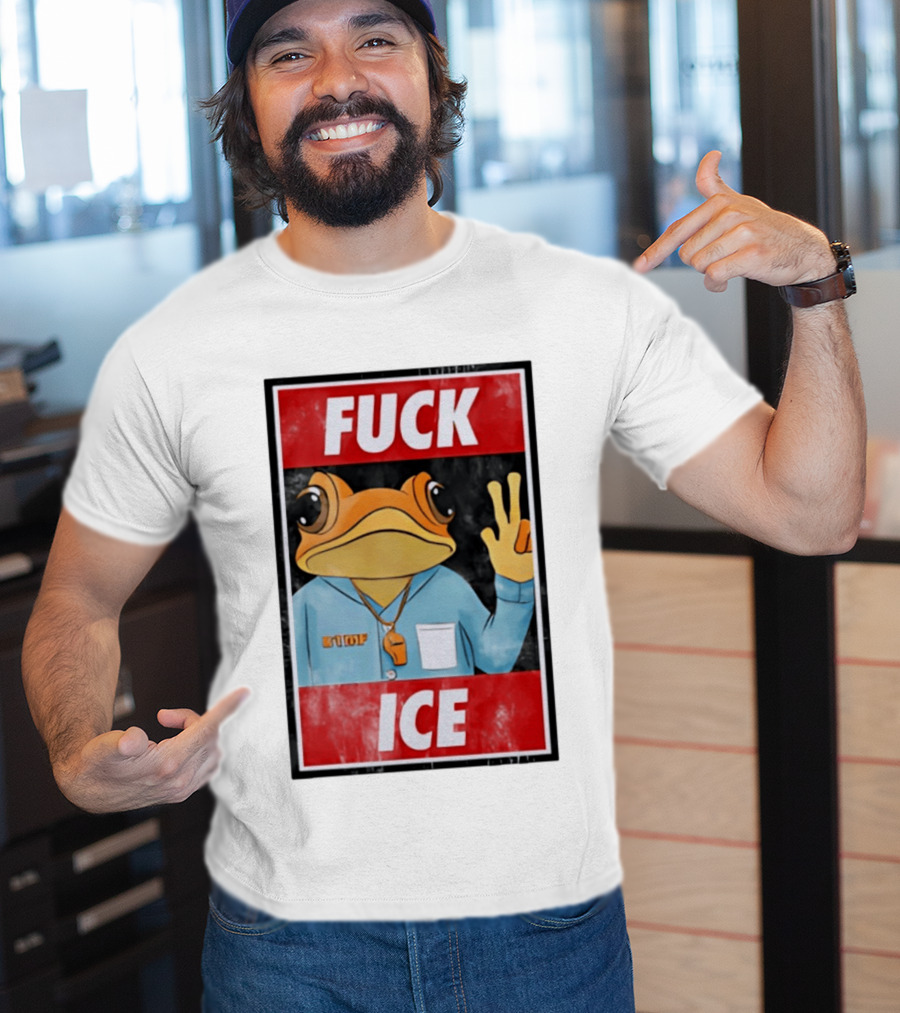 Fuck ICE DTMF Frog Whistle New York Knicks Player Basketball Sports T-Shirt