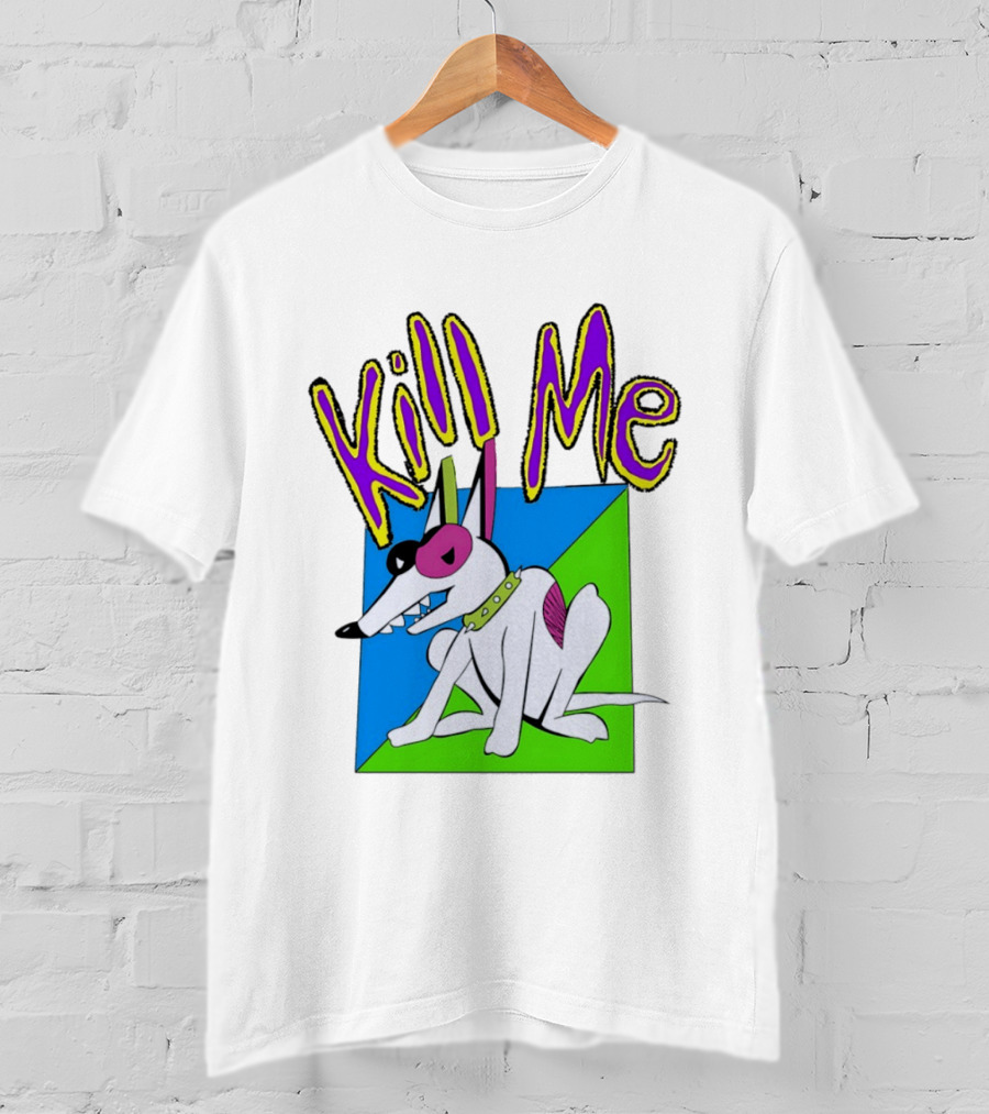 Kill Me Spuds MacKenzie Dog 1980s Pop Culture T-Shirt