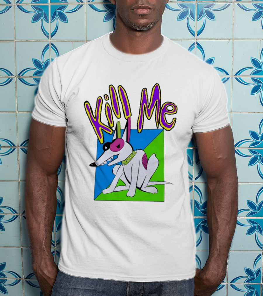 Kill Me Spuds MacKenzie Dog 1980s Pop Culture T-Shirt