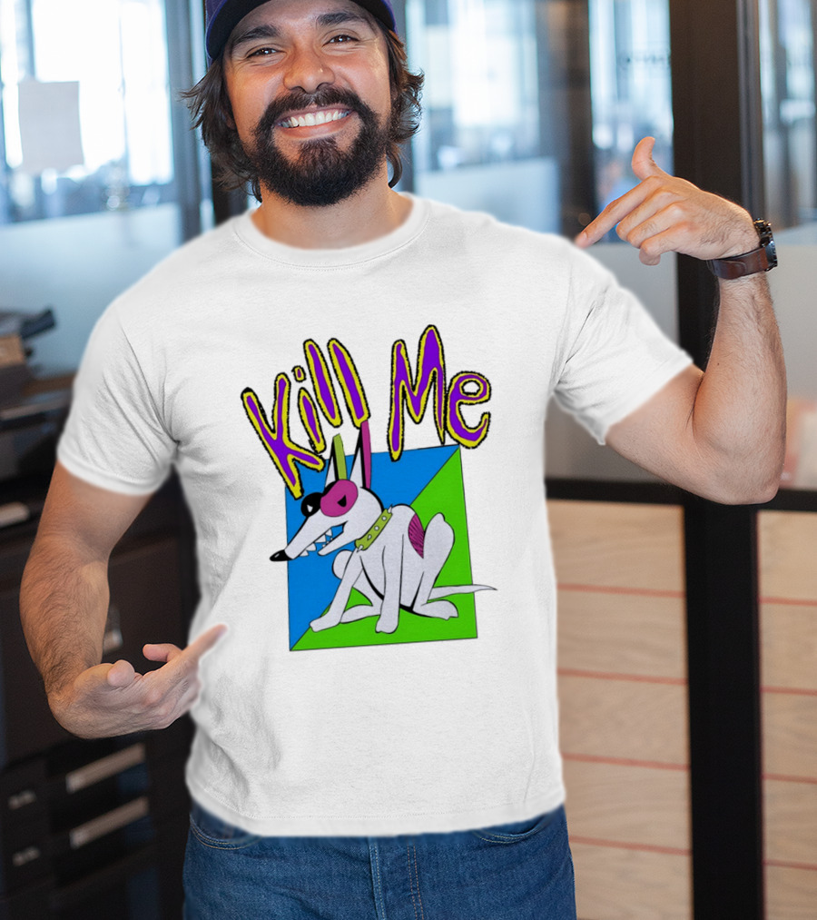 Kill Me Spuds MacKenzie Dog 1980s Pop Culture T-Shirt