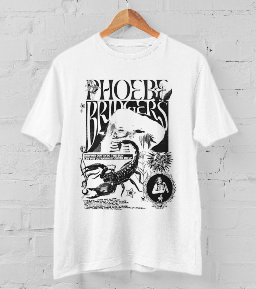 Phoebe Bridgers Ultraviolet Sun Driving Let The Cover T-Shirt