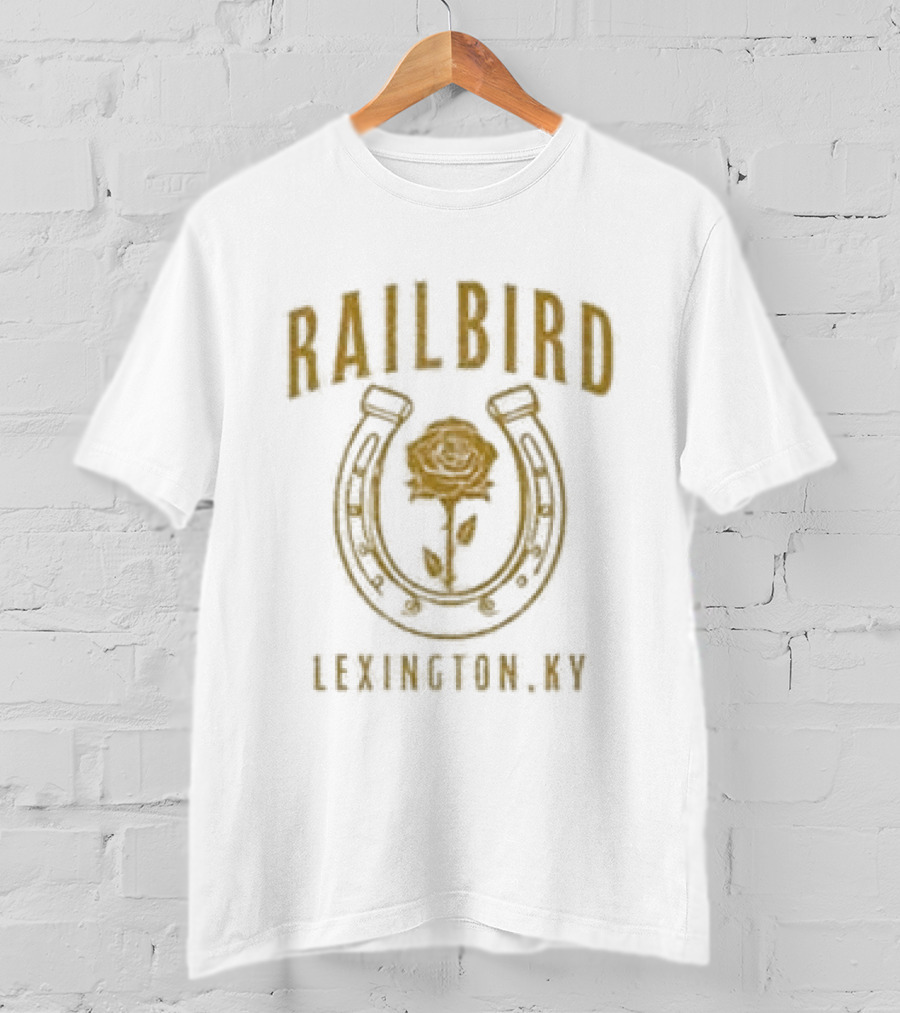 Railbird 2026 Lexington KY Music Festival June 6 7 Banjo Horseshoe T-Shirt