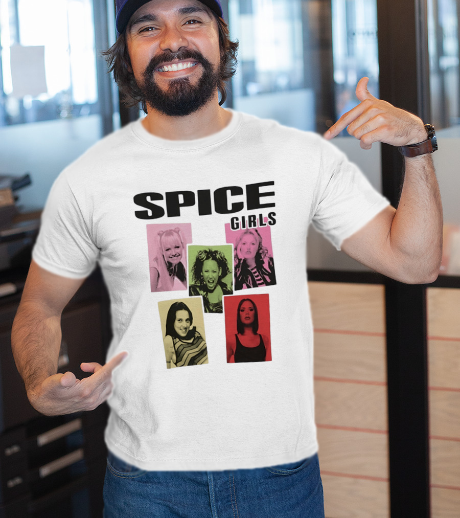 Spice Girls Emma Mel B Geri Mel C Victoria T-Shirt