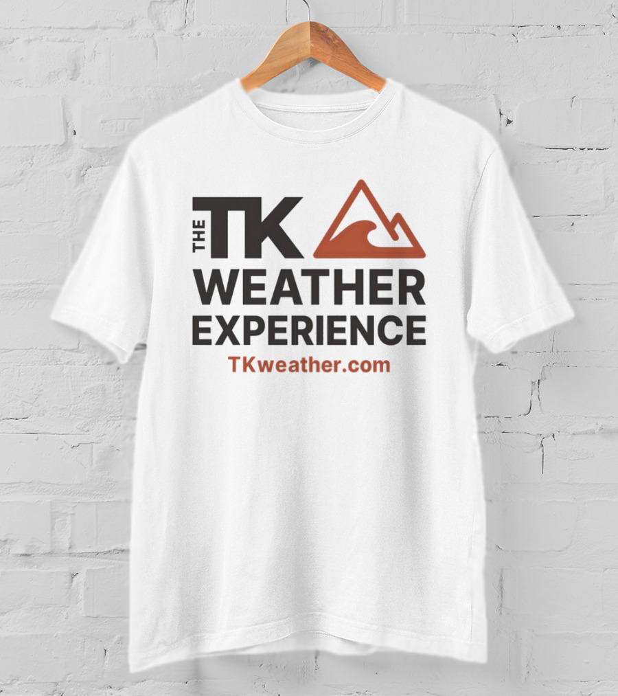 The TK Weather Experience TKweather Com Wave Mountain T-Shirt