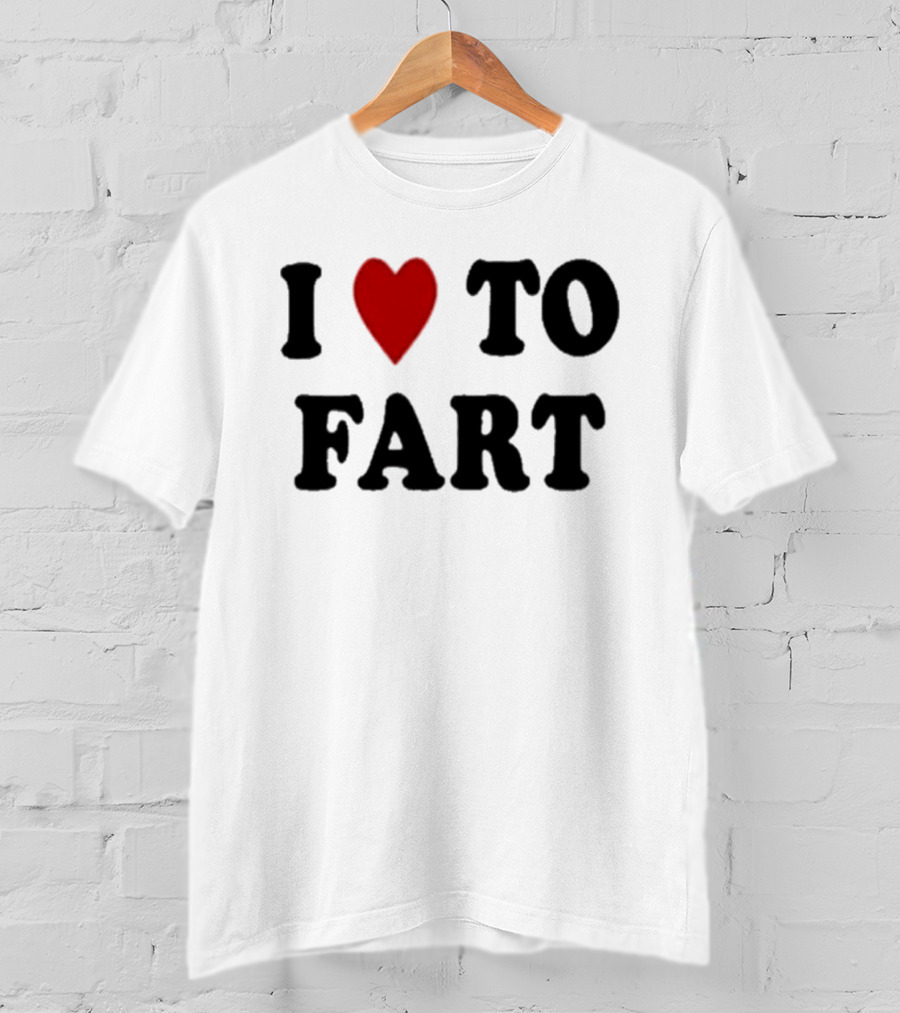 I Heart To Fart Bert Blyleven Humor T-Shirt