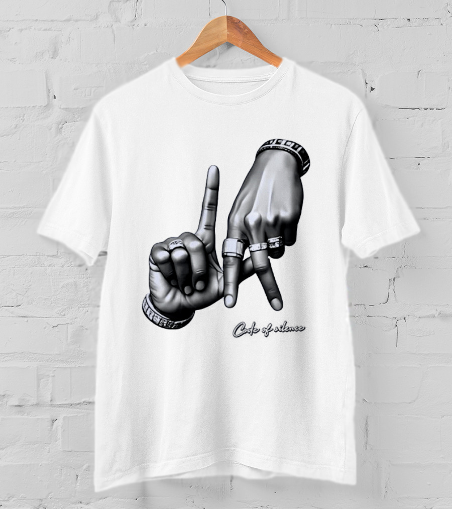 Code Of Silence LA Hand Gesture T-Shirt