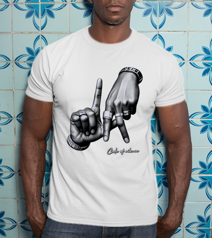 Code Of Silence LA Hand Gesture T-Shirt