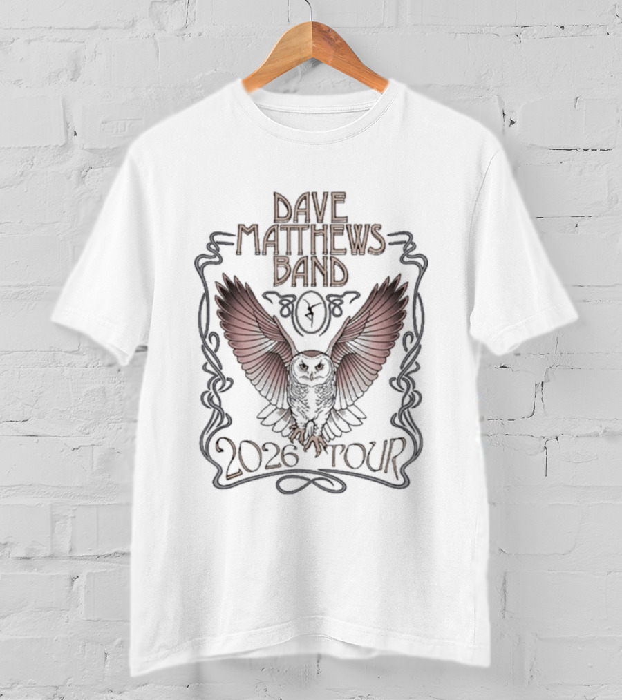 Dave Matthews Band 2026 Tour Owl T-Shirt