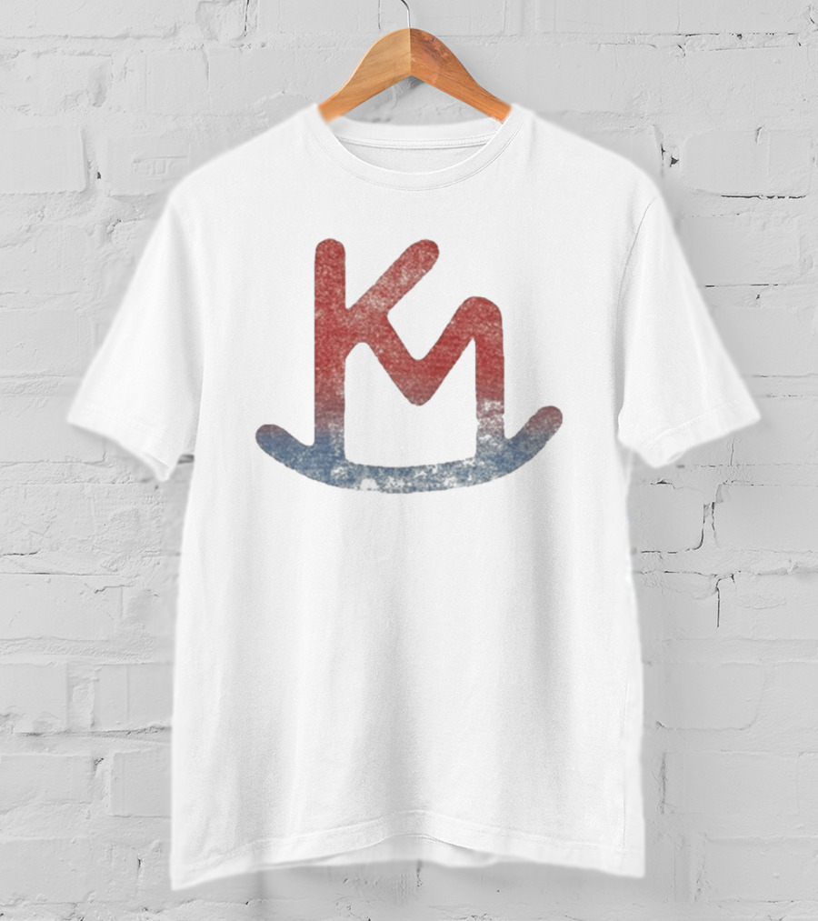Kacey Musgraves KM Western Cattle Brand Red Blue T-Shirt