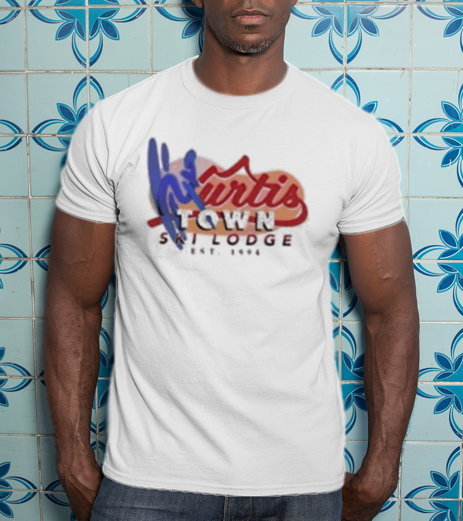 Kurtis Conner Ski Lodge Est 1994 Retro Winter Lodge T-Shirt