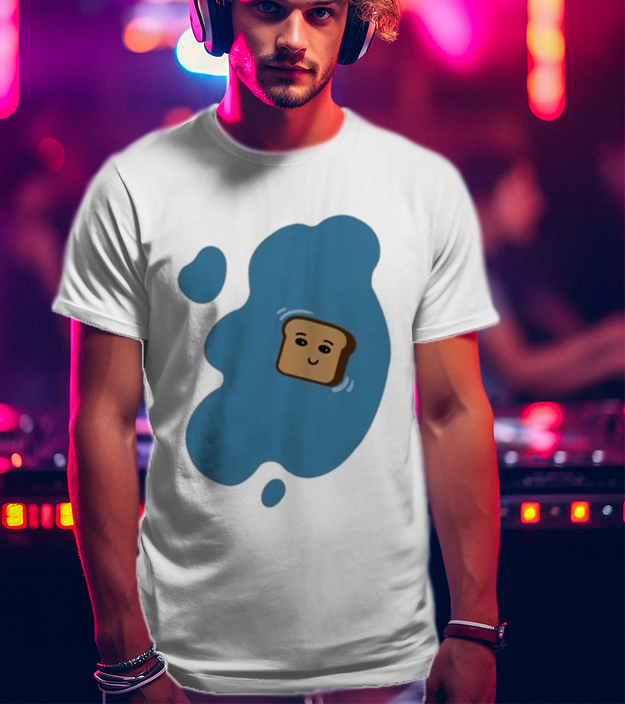 New Soggy Toast Another Spill Happy Bread In Puddle T-Shirt