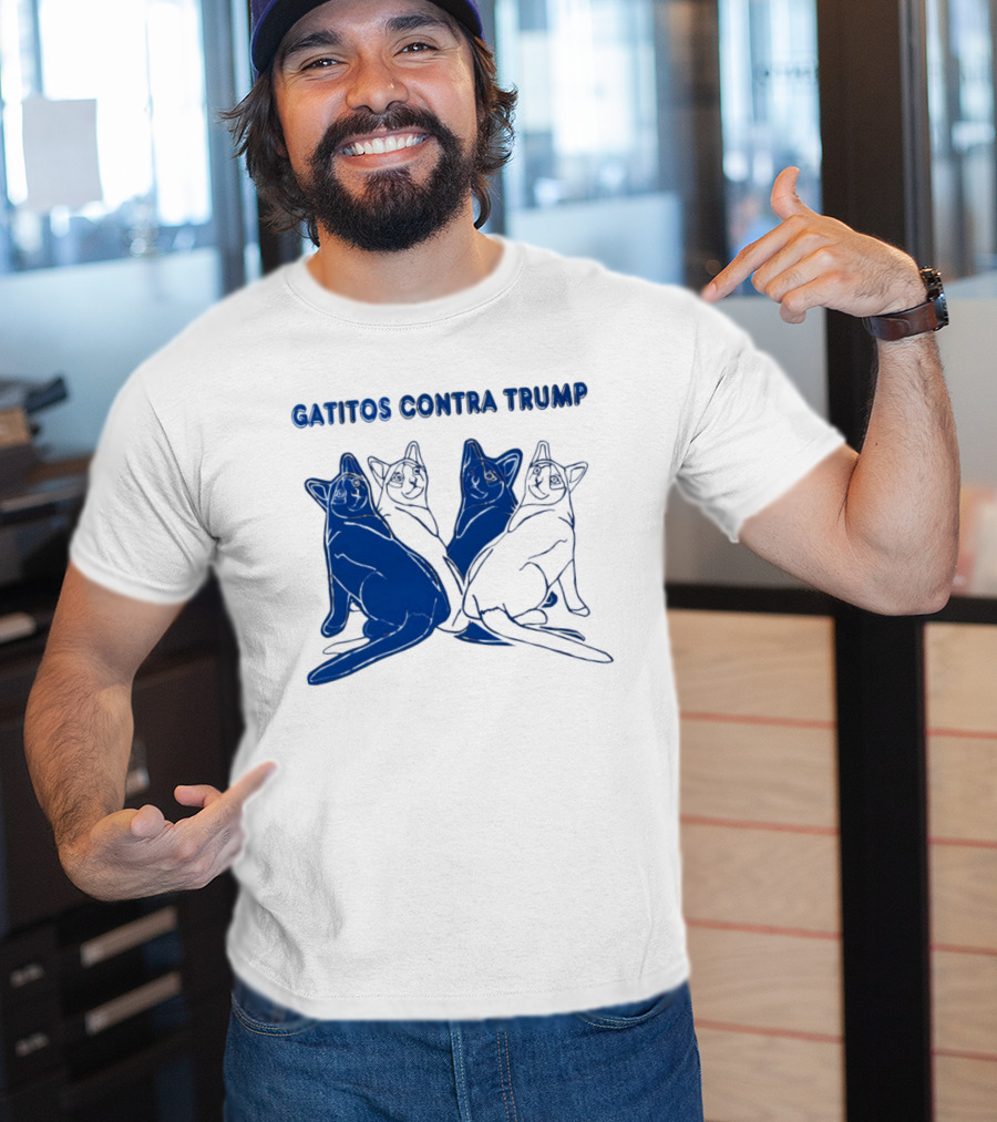 Gatitos Contra Trump Sphynx Cats T-Shirt