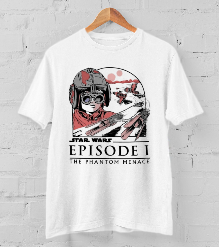 Star Wars Episode I The Phantom Menace Podrace Scene T-Shirt