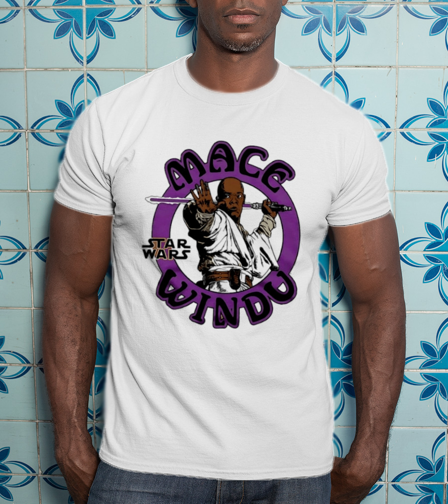 Star Wars Mace Windu Purple Jedi T-Shirt