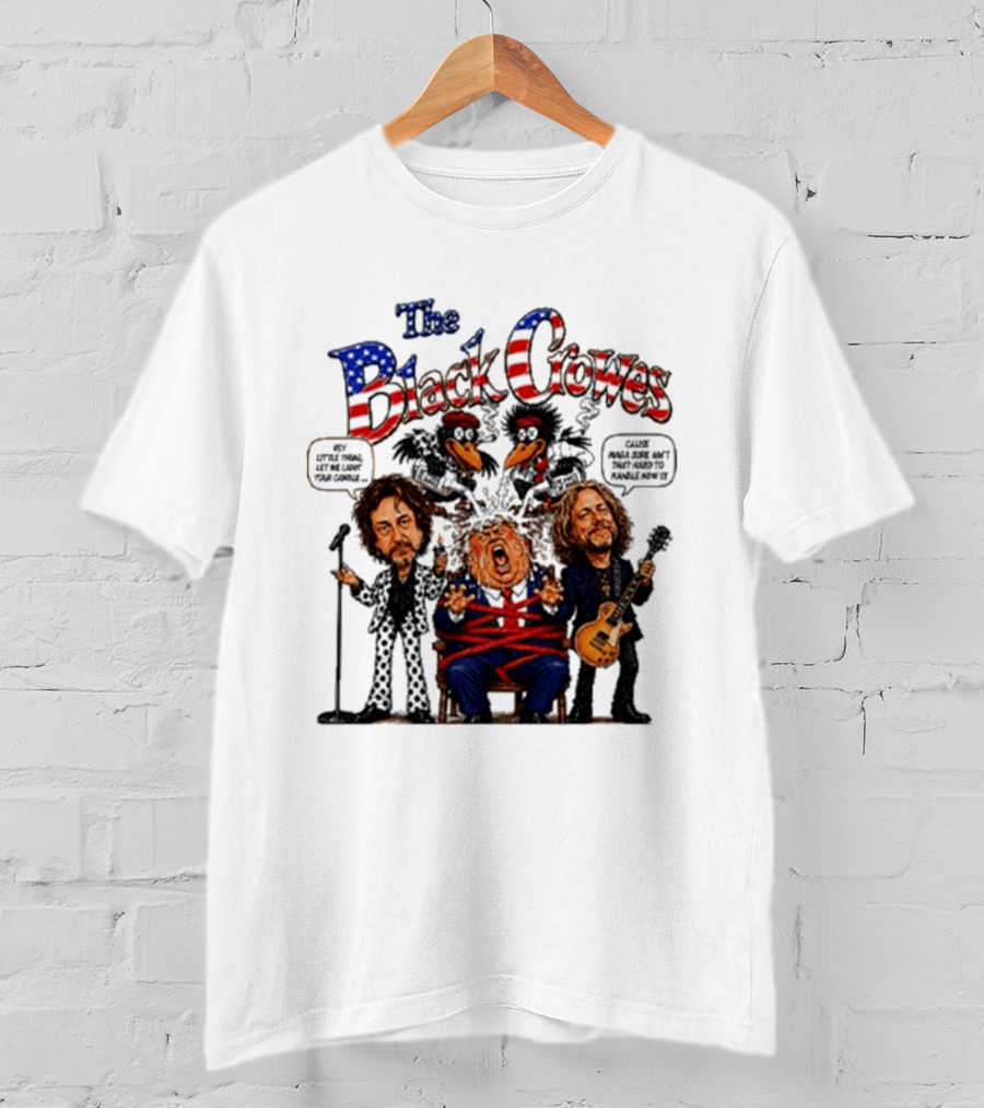 The Black Crowes Dump On Trump Political Commentary Band T-Shirt