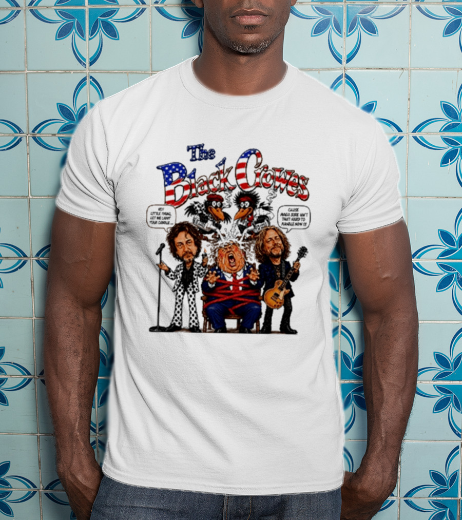 The Black Crowes Dump On Trump Political Commentary Band T-Shirt