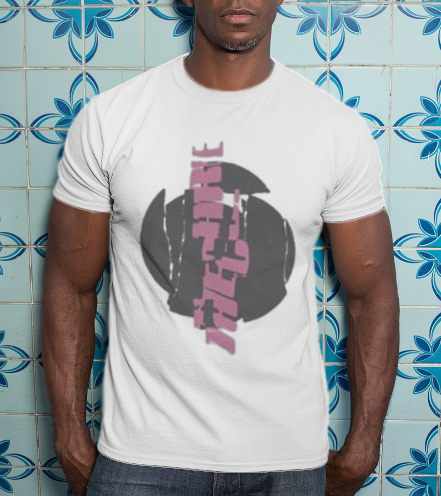 The Cure Vertical Festival Summer 2026 Black And Pink T-Shirt