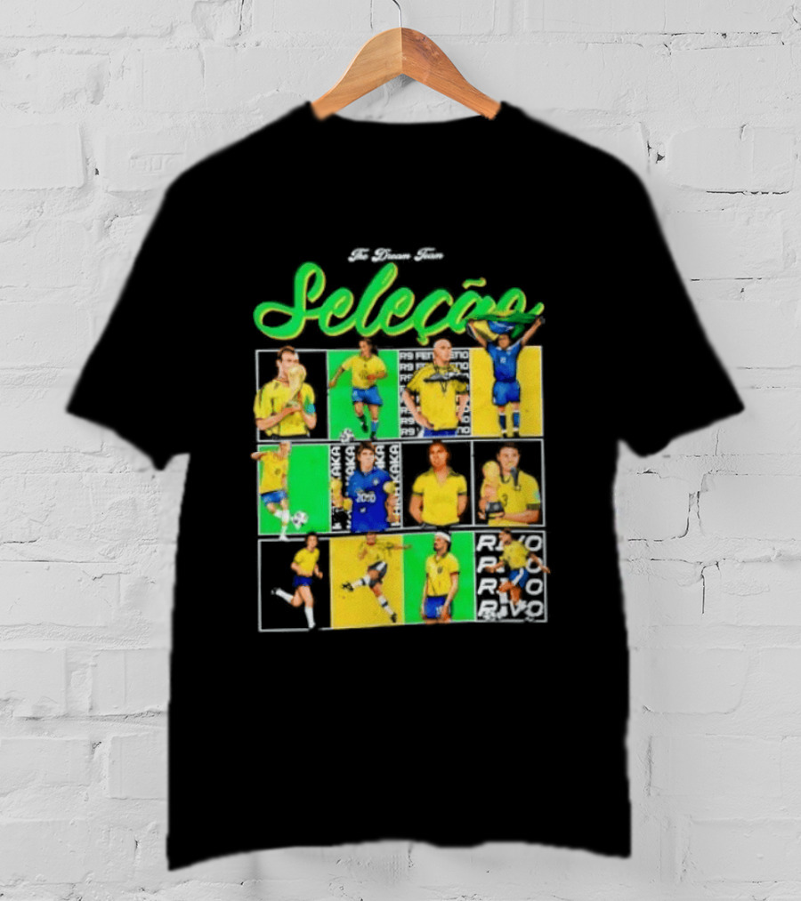 Selecao Brasil Football Legends Soccer Dream Team Series T-Shirt