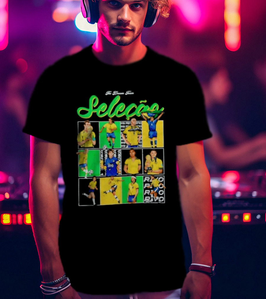 Selecao Brasil Football Legends Soccer Dream Team Series T-Shirt