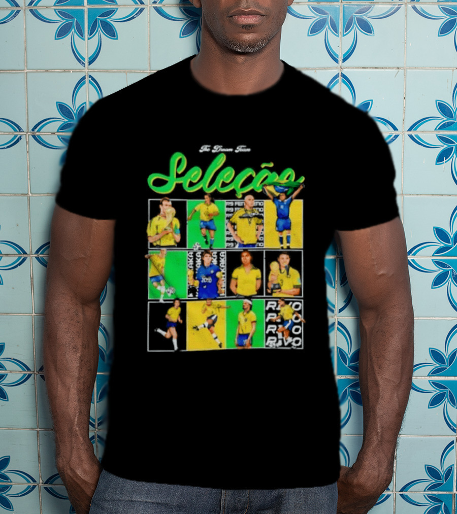 Selecao Brasil Football Legends Soccer Dream Team Series T-Shirt