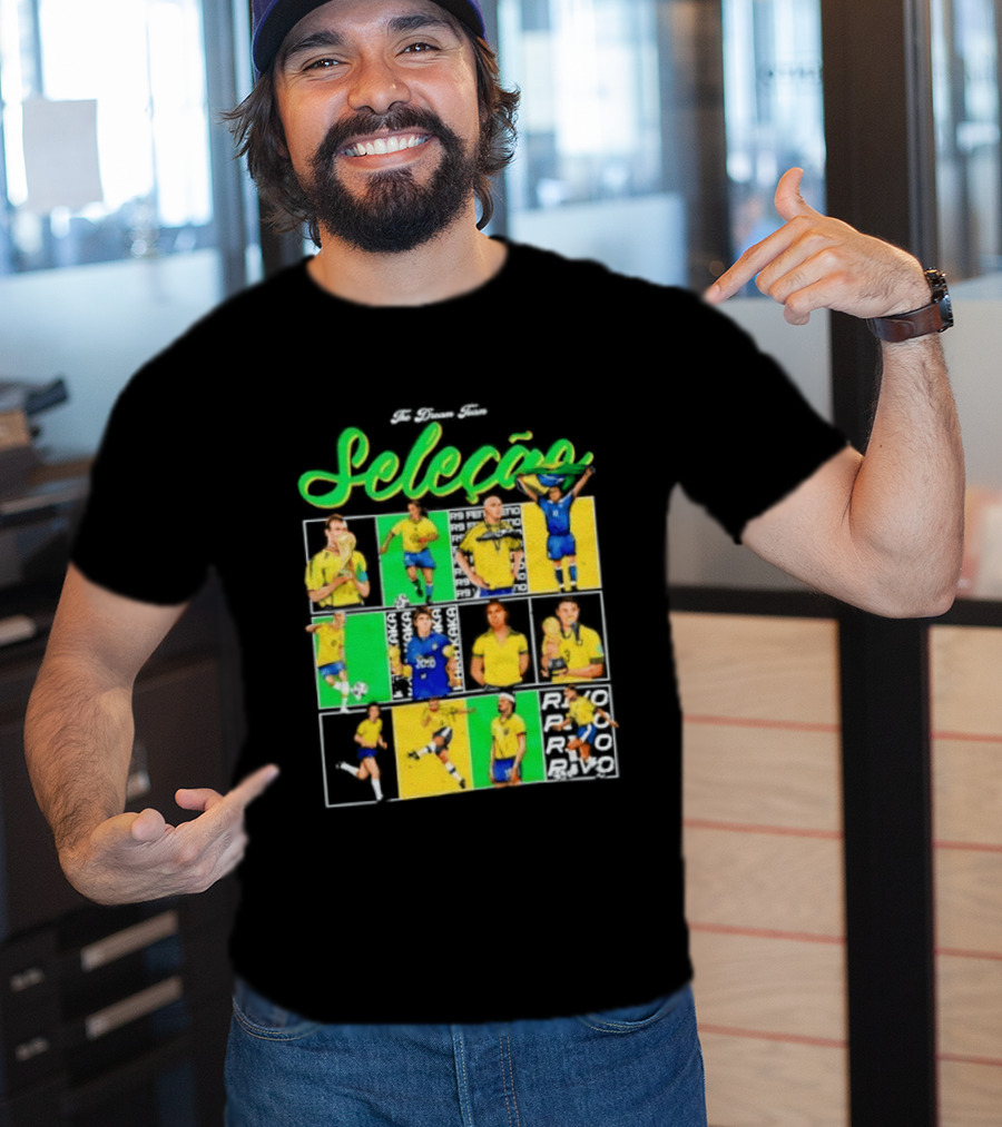 Selecao Brasil Football Legends Soccer Dream Team Series T-Shirt