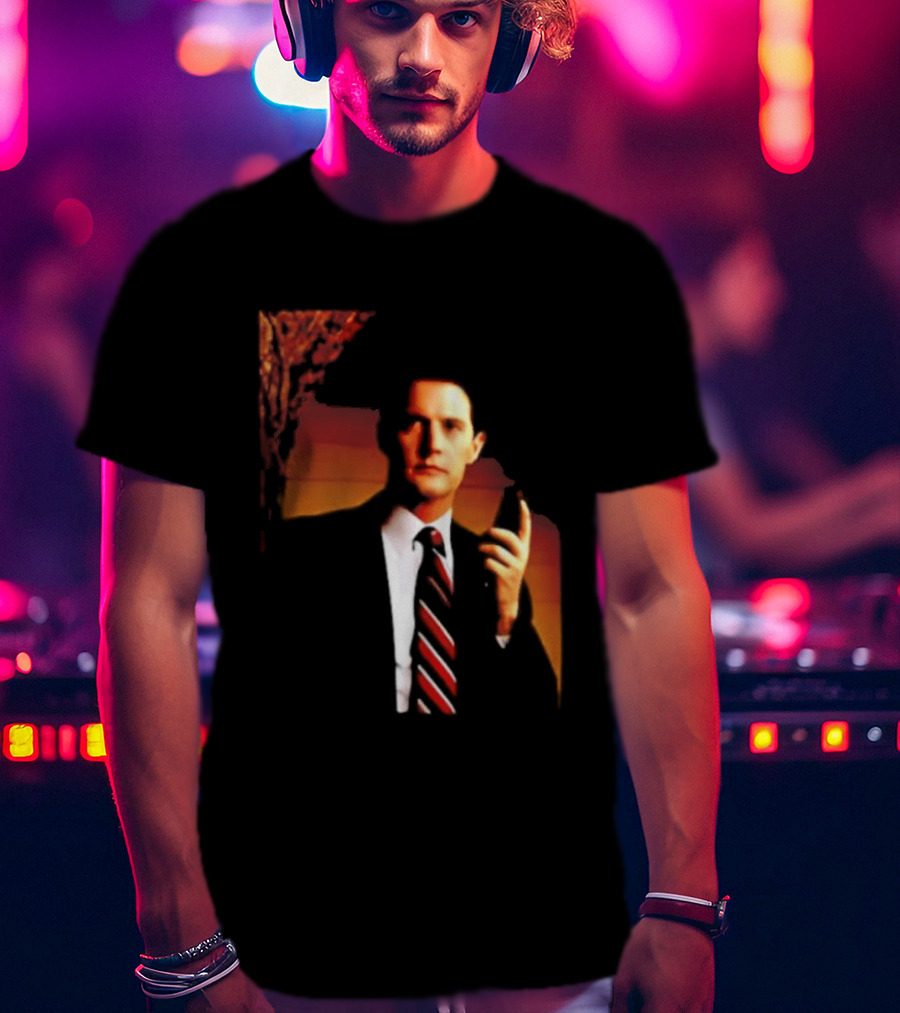 Dale Cooper Twin Peaks Iconic Red Room Aesthetic T-Shirt