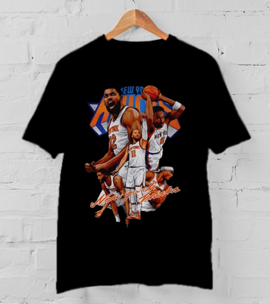 New York Knicks Basketball Players Game Day 2026 T-Shirt