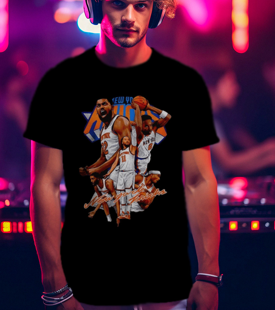New York Knicks Basketball Players Game Day 2026 T-Shirt