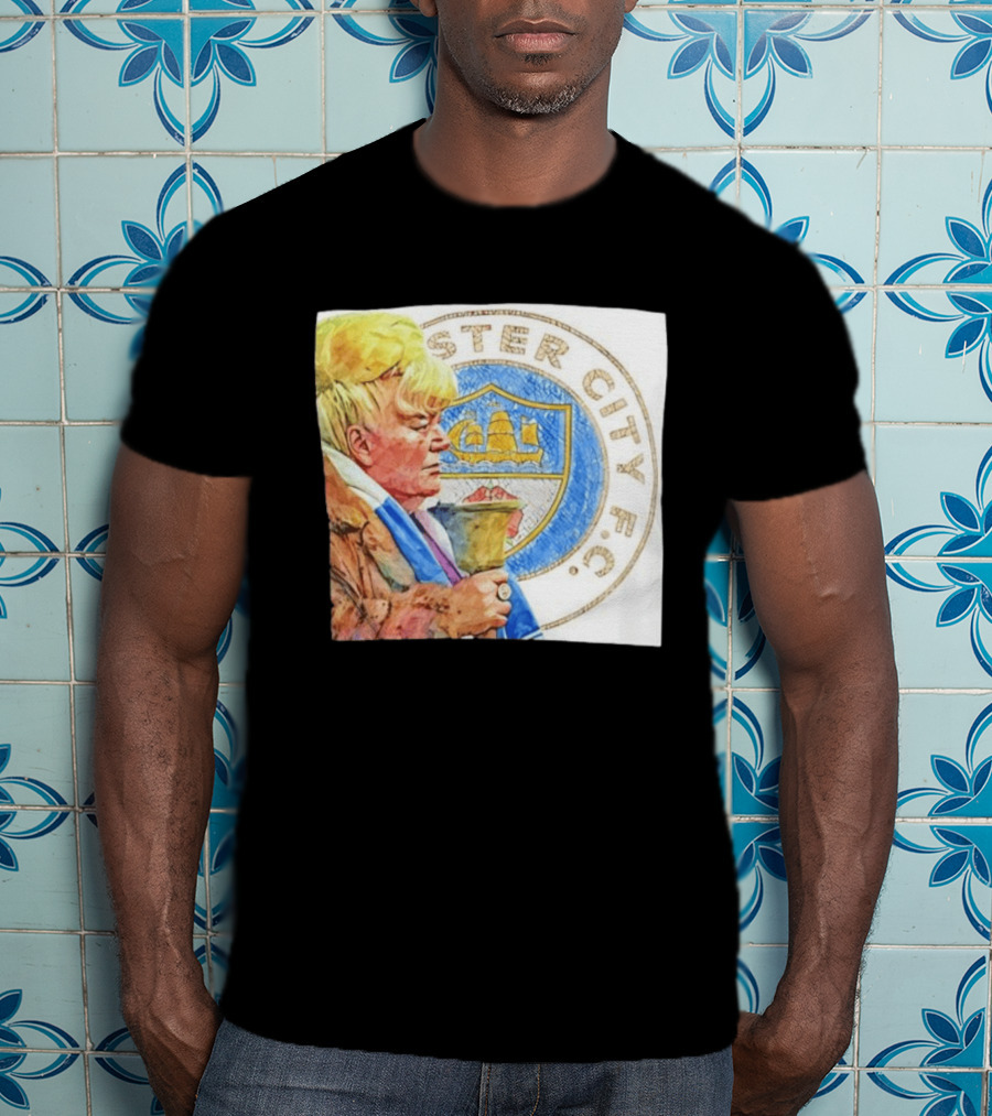 Helen The Bell Manchester City FC Icon With Fan And Club T-Shirt