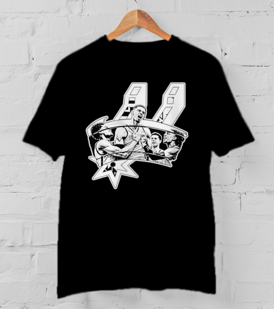 Victor Wembanyama San Antonio Spurs Basketball Players NBA Team Celebration T-Shirt