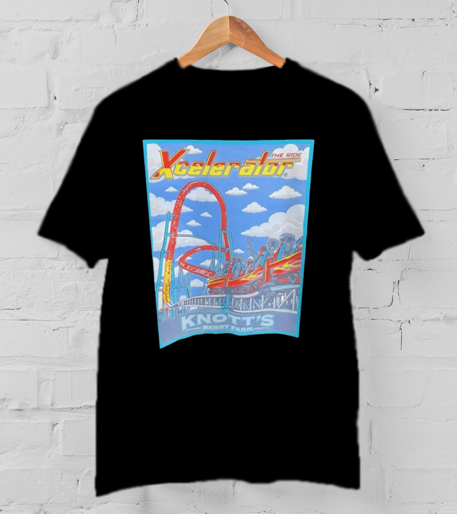 Knott's Berry Farm Xcelerator The Ride Roller Adventure T-Shirt